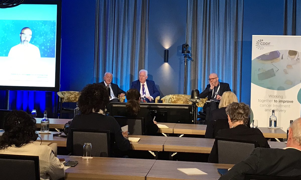 riikka_leena's tweet photo. @cddf_eu Patient Access and Engagement in Oncology Drug Development workshop was kicked off by Francesco de Lorenzo, @QUBCancerProf and @vishalbmd discussing Empowering Patient Involvement in #CancerResearch . @HansScheurer chairing the session. #patientengagement #cddfworkshop https://t.co/ENV3cIf8FI