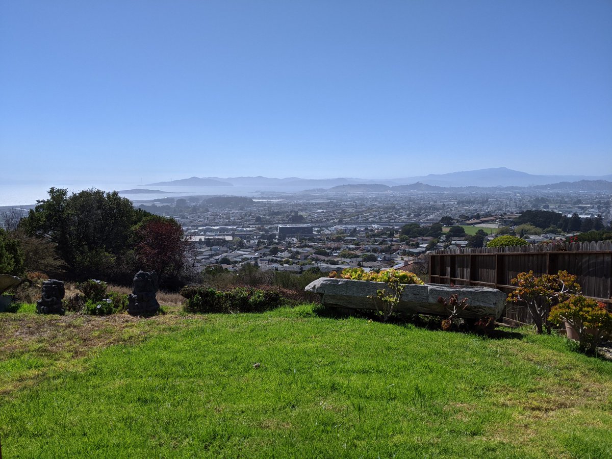 scottmacleod's tweet photo. @WorldUnivAndSch is growing ๐ ANEW from #PittsburghPA a year ago today #CoronavirusMemePandemic & #SelfQuarantine #SafeHouse N of #BerkeleyCA after #Canyon94516 #ChaliceFlame #UUChurchOfKensington #Berzerkeley #UnitarianUniversalist #RockyCoast #PacificOcean #TieDye #Hippy mask https://t.co/qmnpqM92WQ