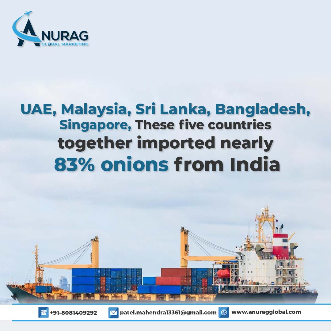 Anuragglob's tweet photo. UAE, Malaysia, Sri Lanka, Bangladesh, Singapore, These five countries together imported nearly 83% onions from India
Contact Us:
+91-8081409292
patel.mahendra13361@gmail.com
Visit Our Website:
https://t.co/LT5rmM5Ums
#anuragglobalmarketing #anuragglobal #export #exportindia https://t.co/lDiZyGU95T