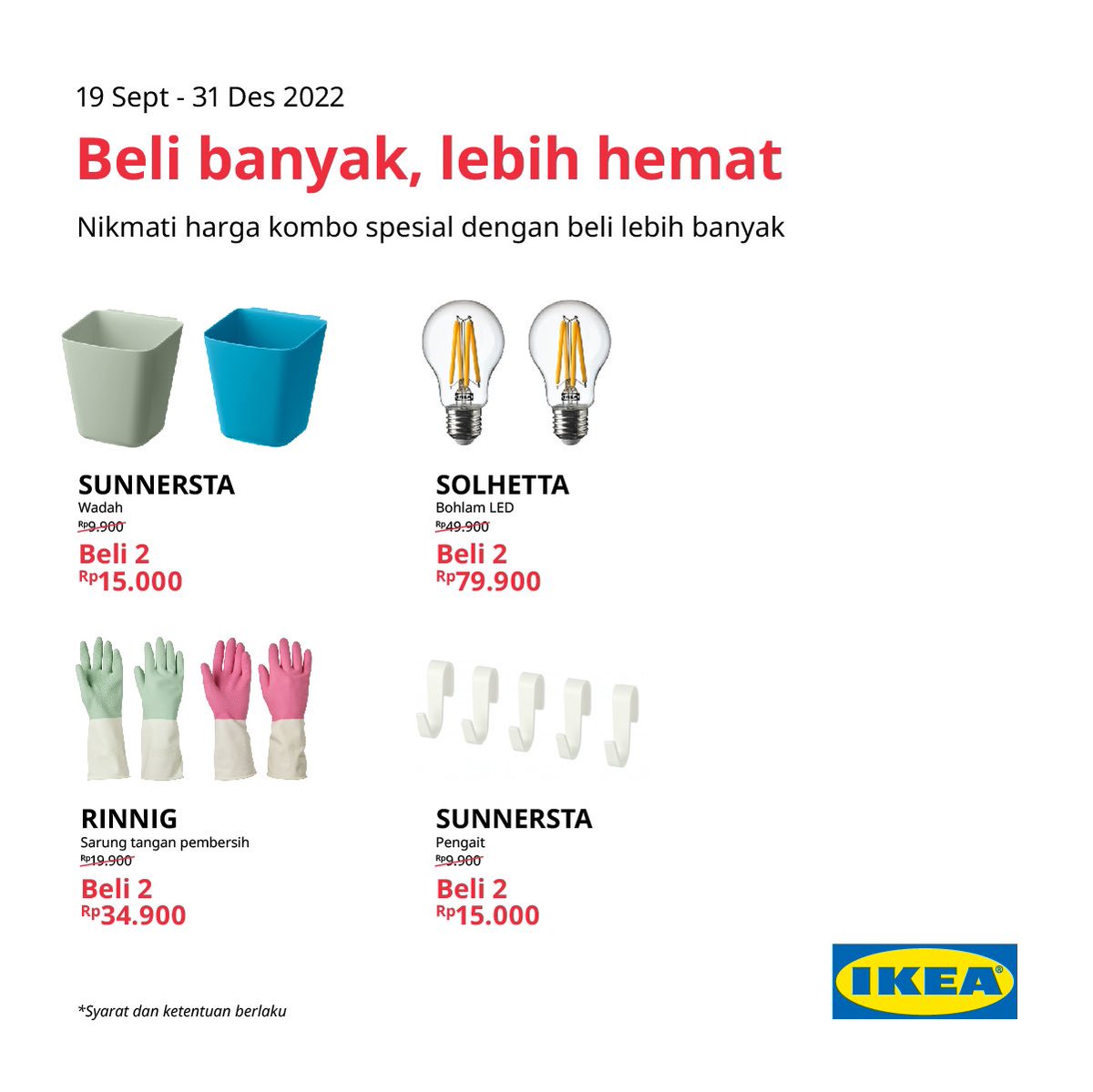 IKEA Indonesia on Twitter "Beli banyak, lebih hemat! Nikmati harga