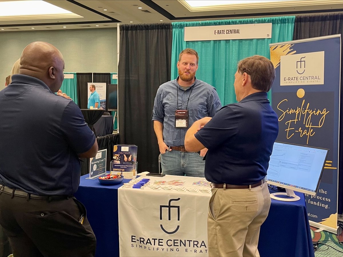 ERateCentral's tweet photo. Come see us at Booth #25 at FAEDS! We are also presenting at 2:15pm on E-rate and ECF.
#E-RATE #ECF #Orlando #FAEDS #Booth25 https://t.co/NOfINkQj2d