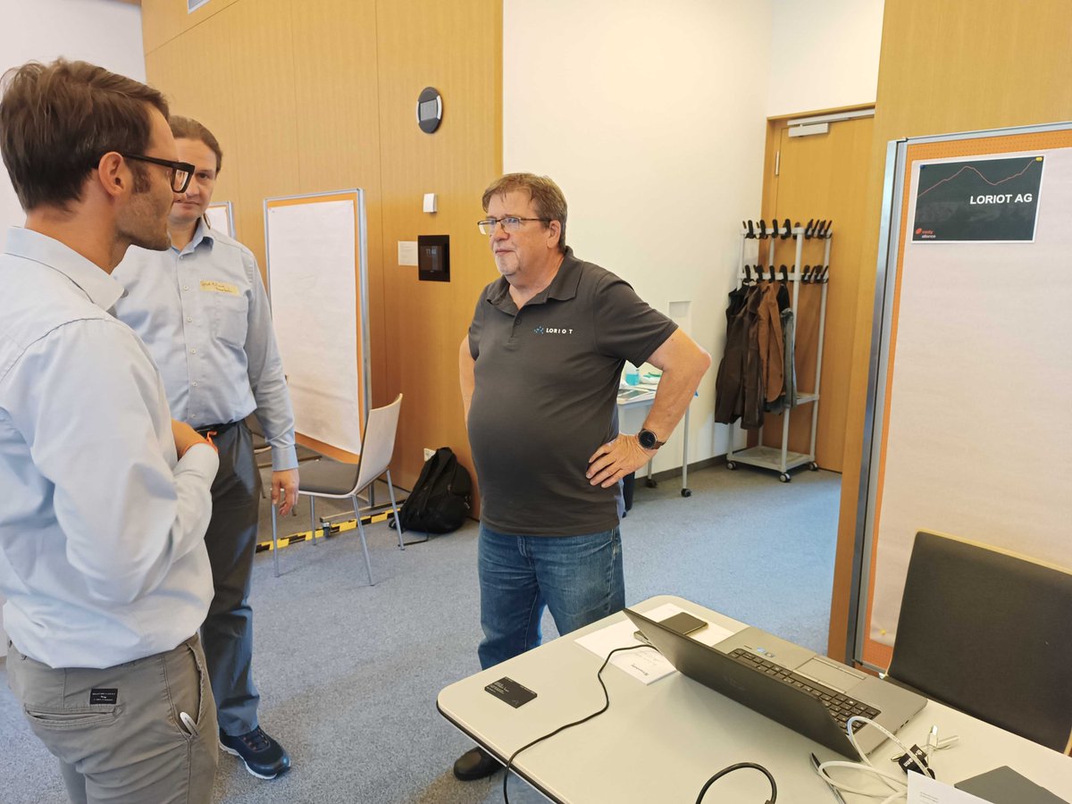 LORIOTio's tweet photo. We are at the @mioty_alliance #PlugFest in Waischenfeld, Germany!🇩🇪 

Our CRO @bela_loriot, @emdedonatis, @tkiralyhu are presenting our new #Hybrid #Network #Management #System +installed our base station😎 

See what our CRO said about our hybrid solution https://t.co/WztBO5jclV https://t.co/QHp8MTQvIb