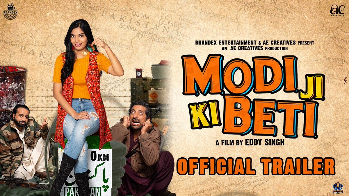HarshTr30845827's tweet photo. The movie is all about how two terrorist land in trouble, when they kidnap prime minister daughter by believing in fake news #ModiJiKiBetiTrailer https://t.co/e5DhQHRntJ