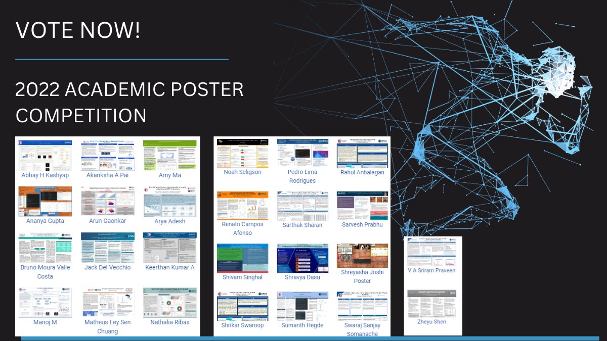 hpccsystems's tweet image. Want to have a say in who receives our 2022 Community Choice Poster Award? If so, register early for our Community Day Summit, visit our poster hall and vote for your top three favorites! #community #bigdata #opensource