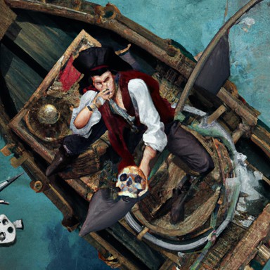 If Hamlet were a pirate:

T' be, or nah t' be, that be the riddle,
Whether 'tis nobler in the mind t' suffer
The slings 'n arrows o' outrageous loot,
Or t' take arms against a sea o' troubles, 'n by opposin' end 'em? #talklikeapirateday 🏴‍☠️