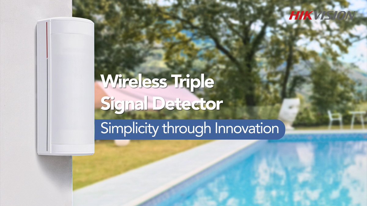 HikvisionEurope's tweet photo. Hikvision #AXPRO Triple Signal Detector uses digital temperature compensation to automatically adjust the alarm threshold according to the environment. 
Wireless Triple Signal Detector 👉 https://t.co/HEnZgudqWU 
 RF Camera Module 👉  https://t.co/lXaTkRFFWE

#Alarm #AlarmSystem https://t.co/YmcFh5dDVA