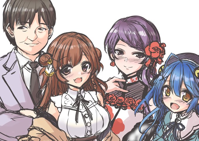 拙い落書きですが神域リーグの各チーム絵出来ました～1枚目の左から順に<アキレス>多井隆晴プロ、咲乃もこさん、郡道美玲さん、天宮こころさん<ゼウス>天開司さん、鴨神にゅうさん、Fraさん、鈴木たろうプロ 