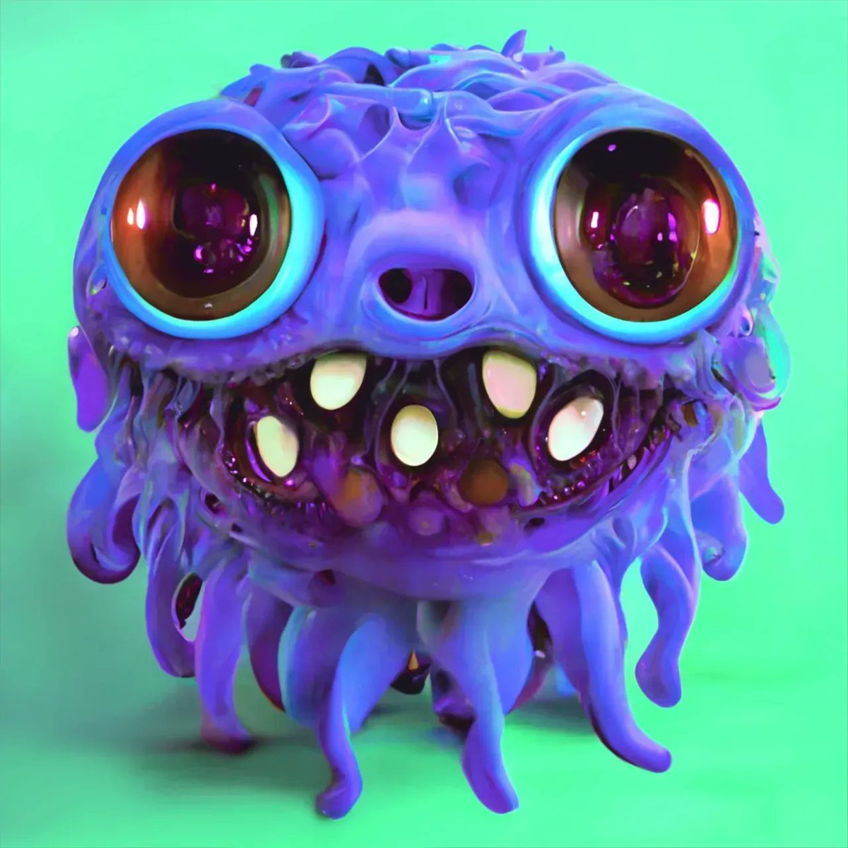 PLORP PLERP! #nft #nfts #nftcollectors #NFTCommuntiy #alien #monster #creature #jellyfish #conceptart #procreateart #concetpart #digitalartists #creatureconcept #solana #Etherum