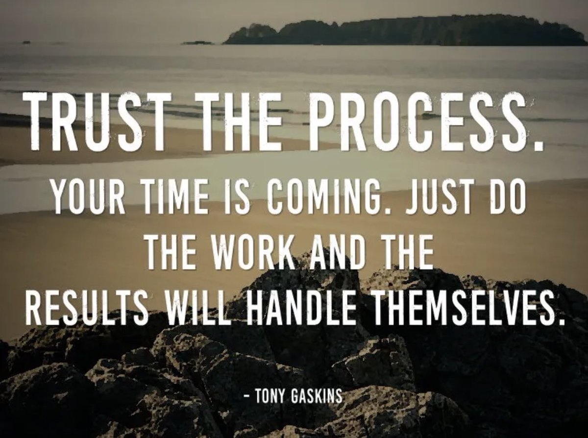SeguinBoys's tweet image. Just do the work and the results will handle themselves. 
#ProcessFocus