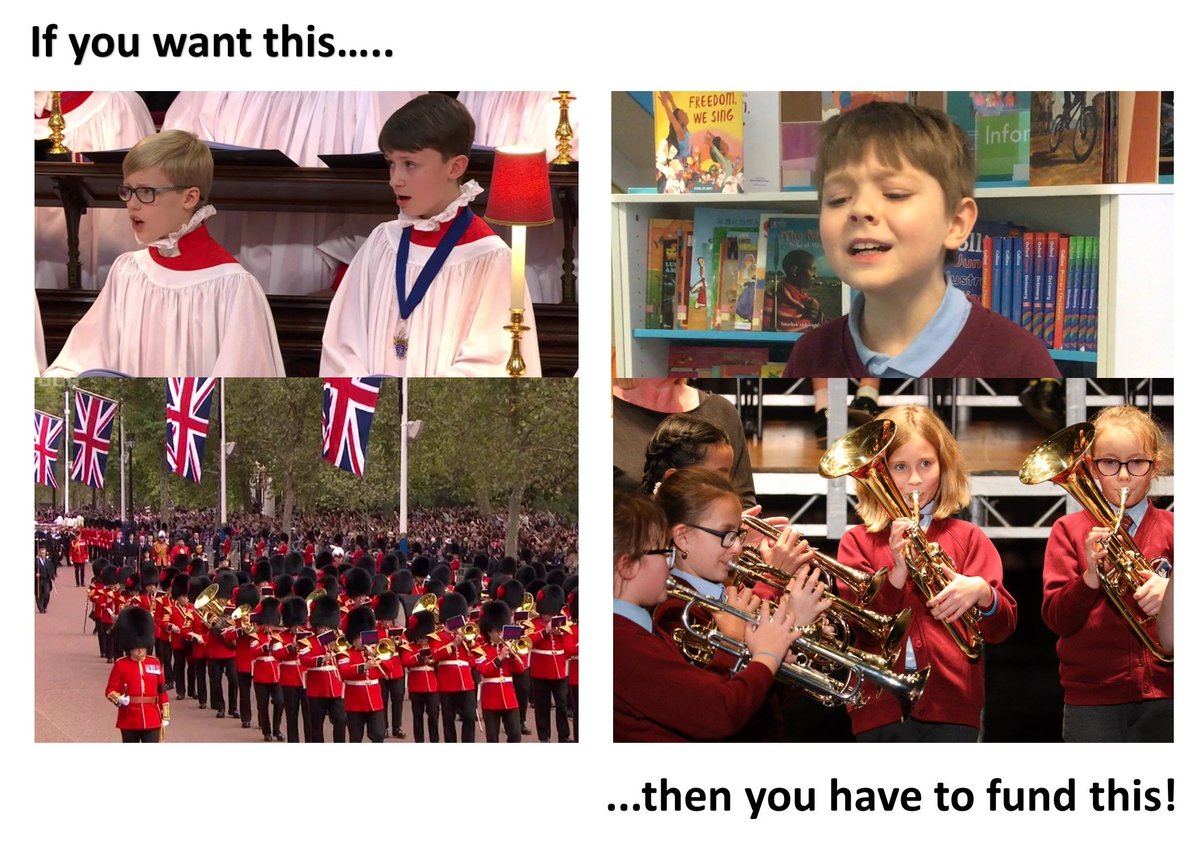 HelenVarlz's tweet photo. Magnificent ceremony. Magnificent music. 

Consider how essential the music was. 

Consider how essential it is that we battle against the loss of music education in this country 🎺🎶💂‍♂️

#Queensfuneral #music https://t.co/8aqSIWx9I2