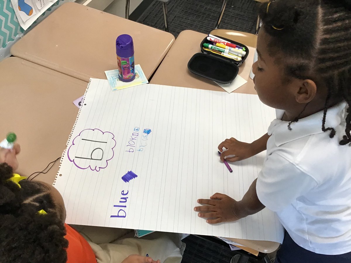 EllieFater's tweet photo. Students can make anchor charts too! My students worked with a team to create examples of things with l-blends. Next, they presented their posters to the class. I loved hearing my students cheer for each other as they presented! 🌟 #WarrenWill https://t.co/tB2v77NtK5