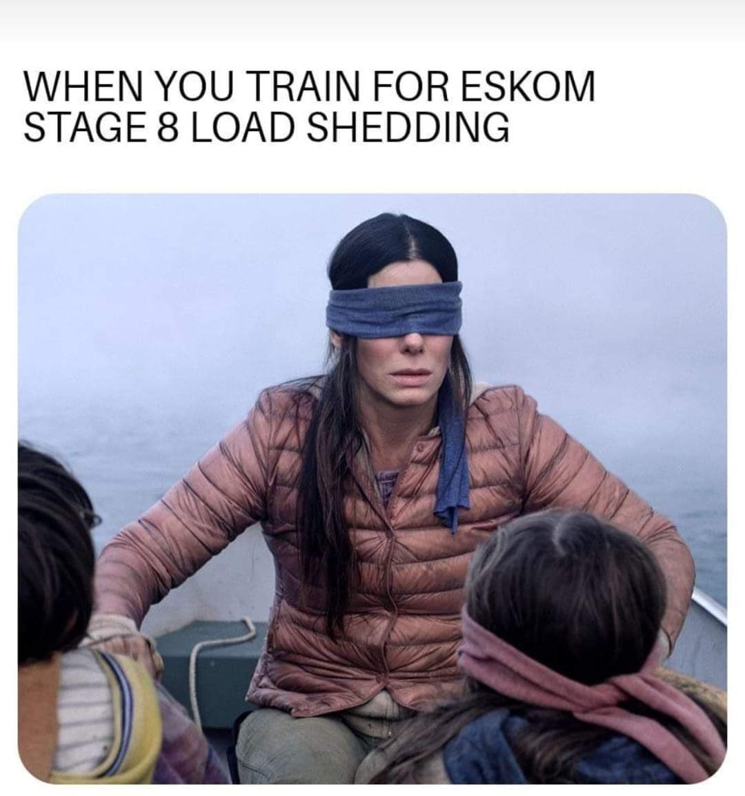 Kelly_dpl1's tweet photo. They said, "last year we lived in LEVEL'S, this year we living in STAGES" What next? 

#SouthAfrica #EskomGauteng #waterresourcedepartment #Loadshedding #Stage6Loadshedding https://t.co/nLEYnm0JRN