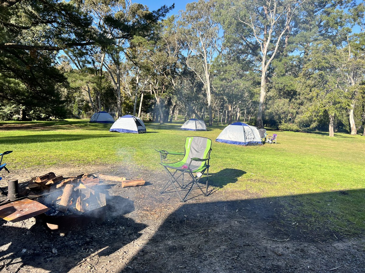 ILSGYr5's tweet photo. Tent city is erected and camp fire lit on #year5camp at Chalks @ImmanuelGawler https://t.co/oWSxJIErgB