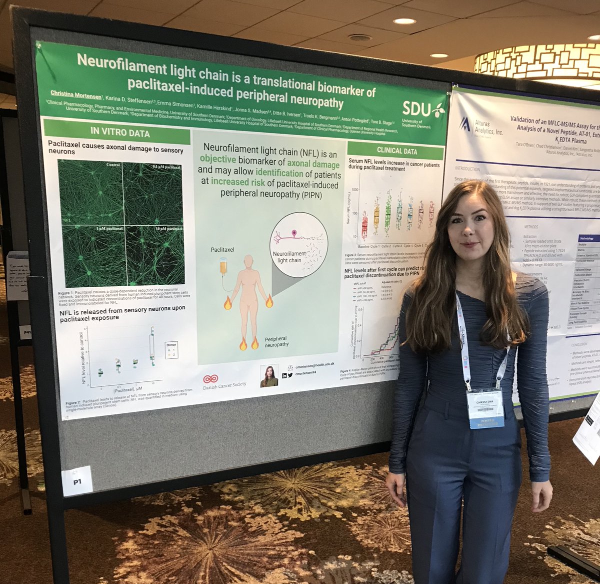 Last week, I had the pleasure of presenting our biomarker study at the #ISSX meeting in Seattle 🇺🇸 It has been a fantastic meeting together with <a href="/ACDunvald/">Ann-Cathrine Dalgård Dunvald</a>, <a href="/dbiversen1/">Ditte B. Iversen</a>, Erkka Järvinen, and <a href="/tstage1/">Tore B. Stage</a> from the Stage Group, and scientists from around the world!