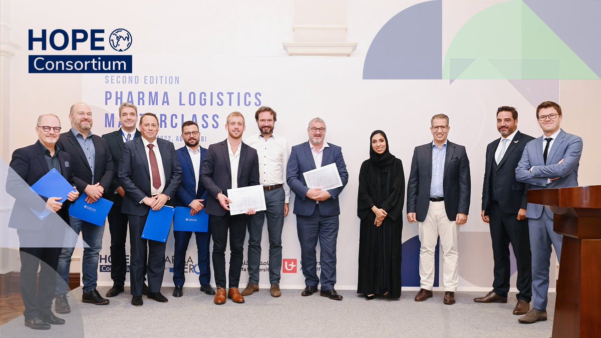 It was an intense week of knowledge sharing with pharma logistics experts from around the world in the 2nd International #PharmaLogisticsMasterClass.  Sponsored by #HOPEConsortium and In collaboration with <a href="/Pharma/">pharma</a>.Aero, <a href="/Universiteit/">universiteit</a> Antwerpen, and <a href="/Khalifa/">خليفة</a> University.