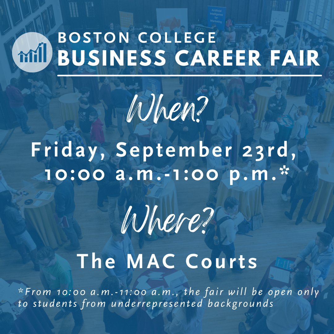 🚨ALERT!🚨 This week, the Career Center is hosting the first Career Fairs of the year for the Tech and Business fields, along with some other exciting events. Be sure to check out when and where they are happening, and register in Handshake today at joinhandshake.com.