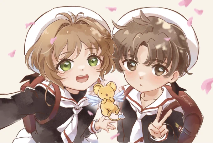 I binged Cardcaptor and wanted to draw Syaoran so bad hehe #CardCaptorSakura 
