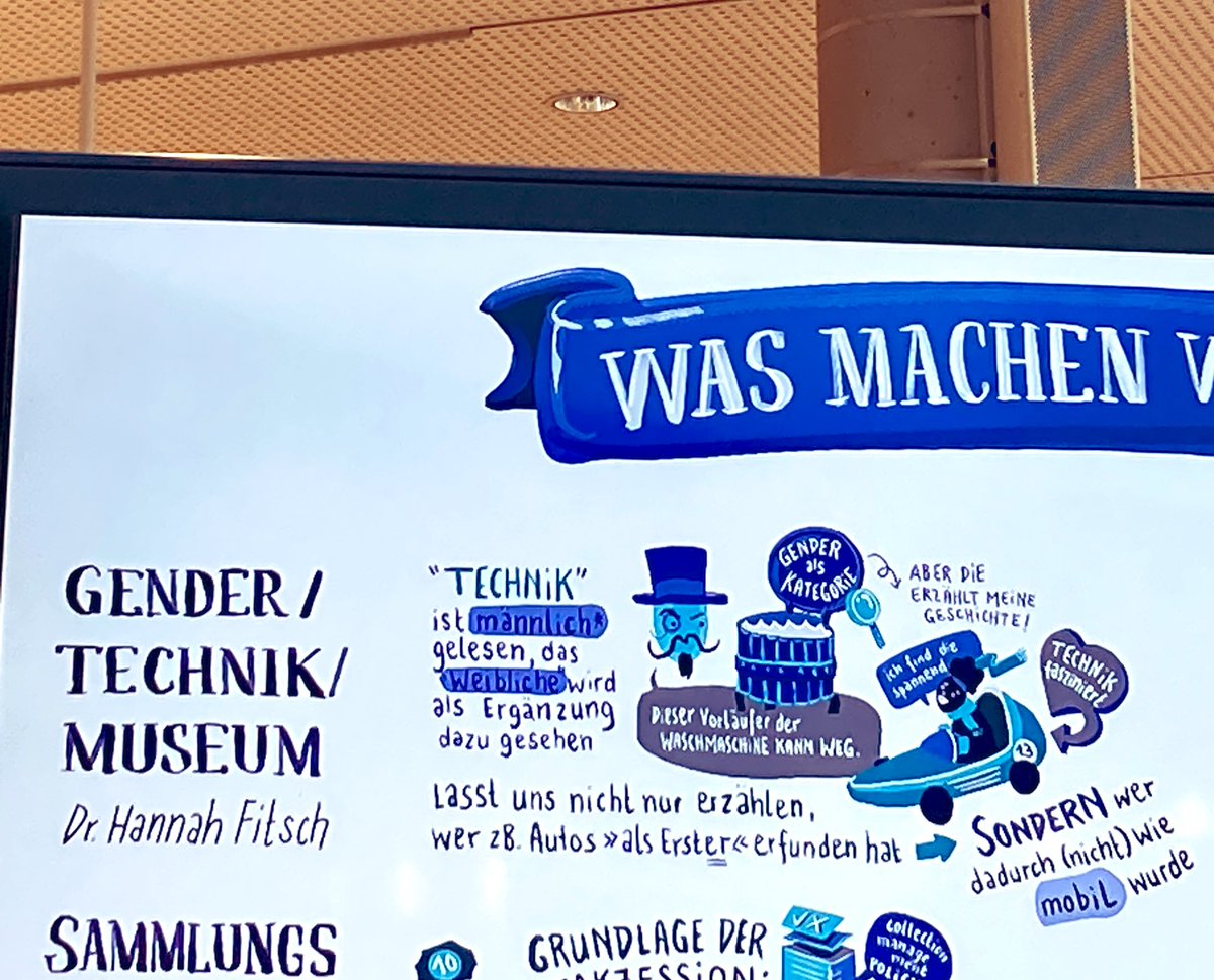 AB_Hornung's tweet photo. Mein bisheriger Lieblingsimpuls bei der #fachtagung150 war derjenige von Hannah #Fitsch zu #Gender #Technik #Museum: Wir müssen die in den Objekten und Sammlungen eingeschriebenen Machtstrukturen erkennen und demonstrieren, um diverser und gendersensibel zu arbeiten. Genau! https://t.co/PRRckSMiAC