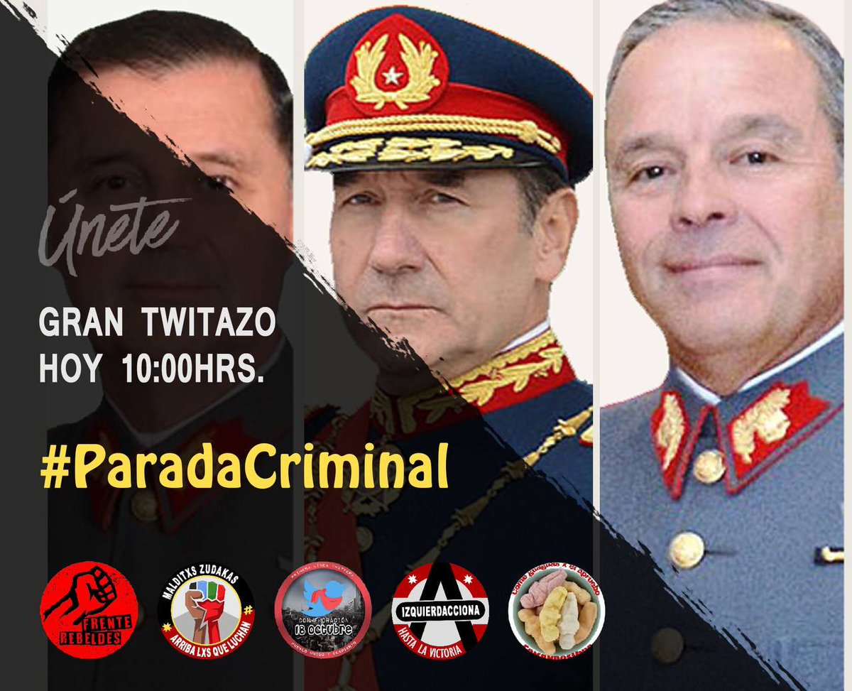Comienza la #ParadaCriminal
#MilicosSinGloria