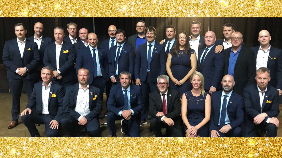 Kittilän kaivoksen joukkue on palannut kaivospelastuskisasta USA:sta. Mitaleita ei vielä tullut, mutta olemme erittäin ylpeitä heidän suorituksestaan ja siitä, että he ovat olemassa meitä varten. KIITOS! 📷#AgnicoEagle'n Kittilän ja Goldexin kaivosten joukkueet valmentajineen.