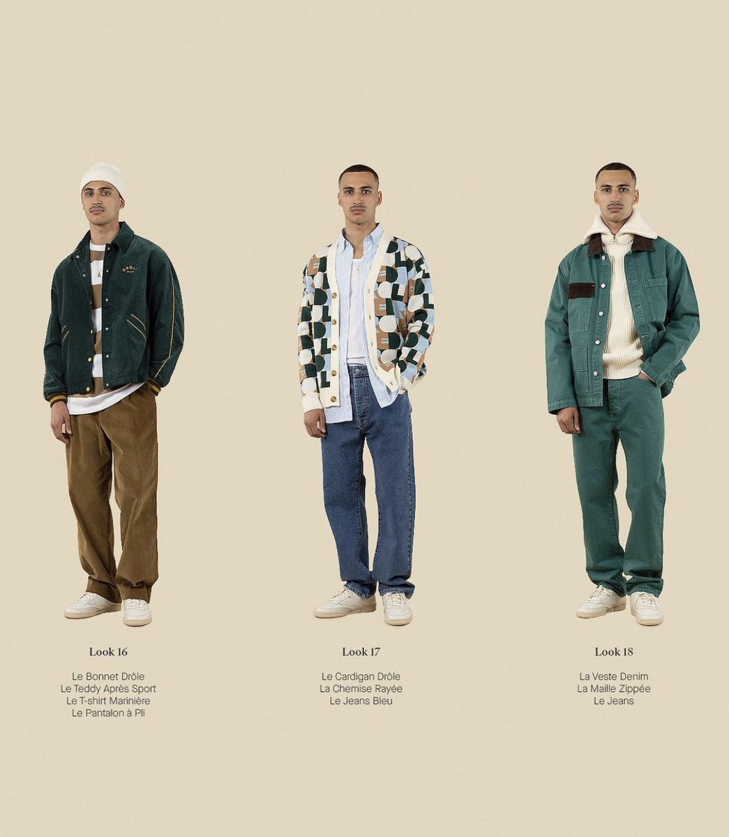 FitThemAll's tweet photo. Le lookbook de la nouvelle collection Automne-Hiver Drôle de Monsieur 🍂 https://t.co/7C0krql5nP