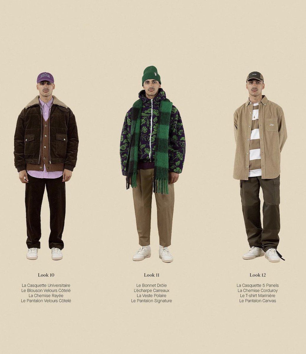 FitThemAll's tweet photo. Le lookbook de la nouvelle collection Automne-Hiver Drôle de Monsieur 🍂 https://t.co/7C0krql5nP