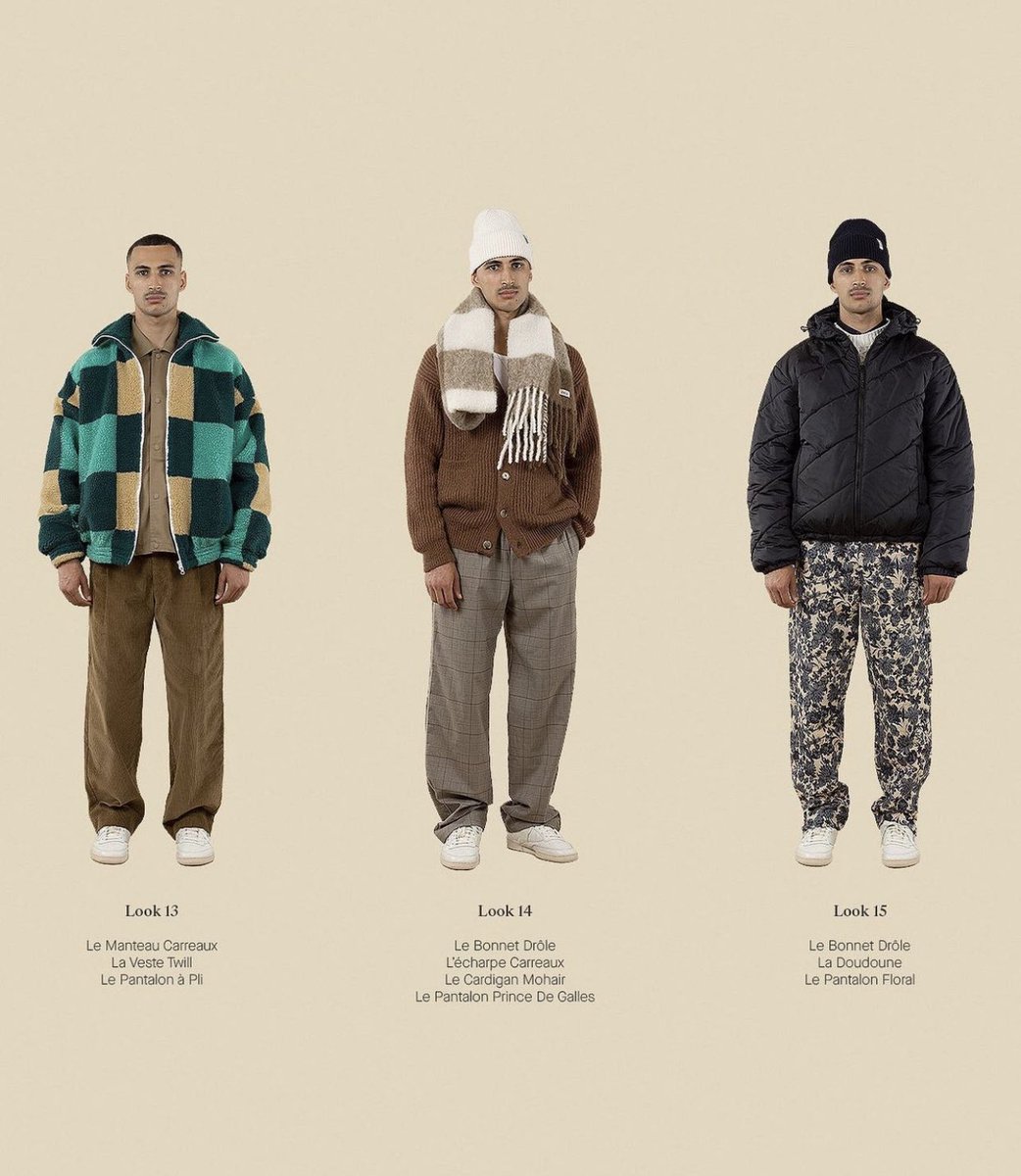 FitThemAll's tweet photo. Le lookbook de la nouvelle collection Automne-Hiver Drôle de Monsieur 🍂 https://t.co/7C0krql5nP