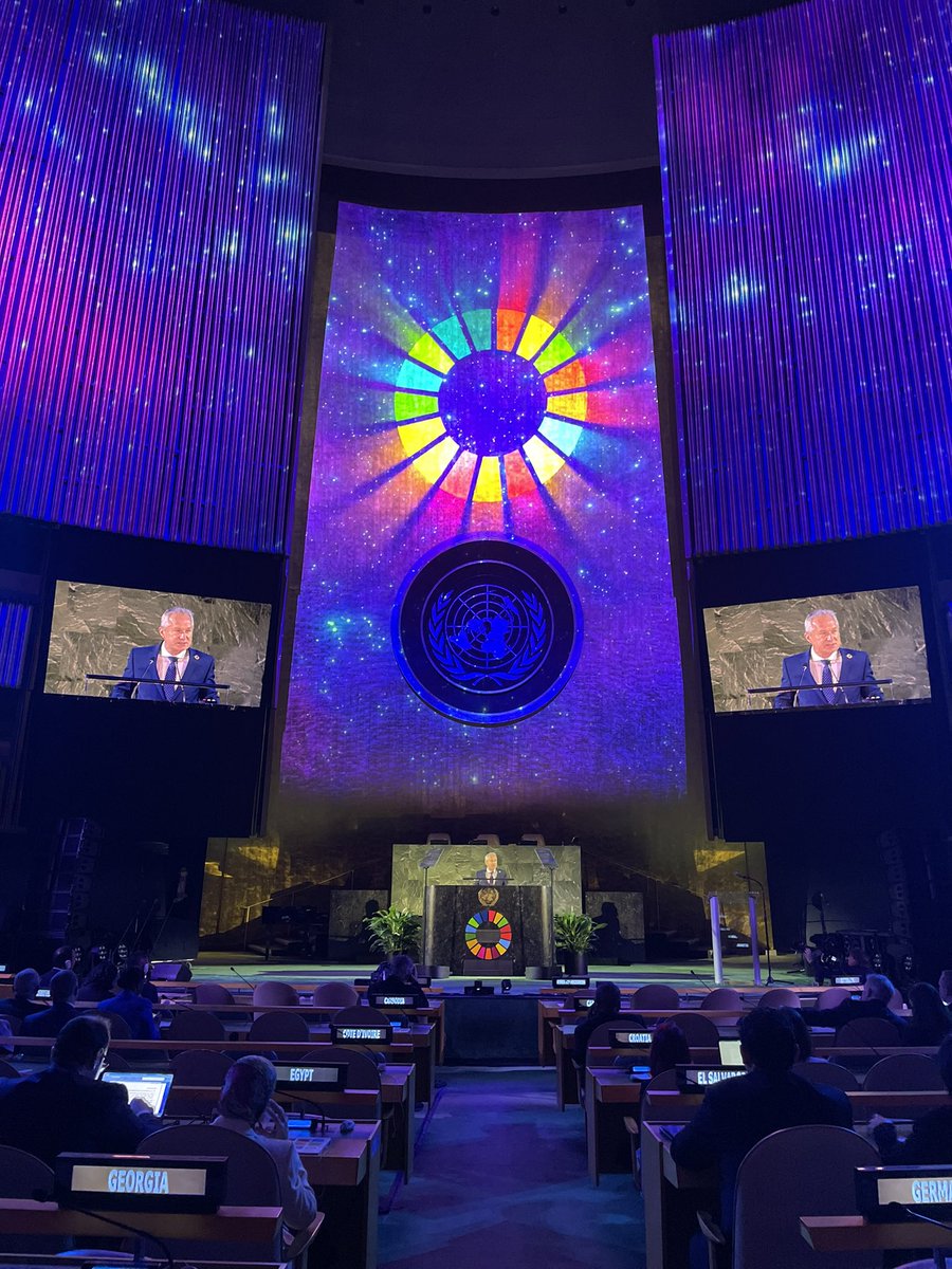 UN_PGA's tweet photo. “It is timely and more necessary than ever to re-dedicate ourselves to the SDGs.

The 17 #GlobalGoals are our To-Do List. 

They must be the To-Do List of all leaders in this room.”

My remarks at the #SDG Moment - https://t.co/sLYHtHFp3p https://t.co/s41WhzPmxZ