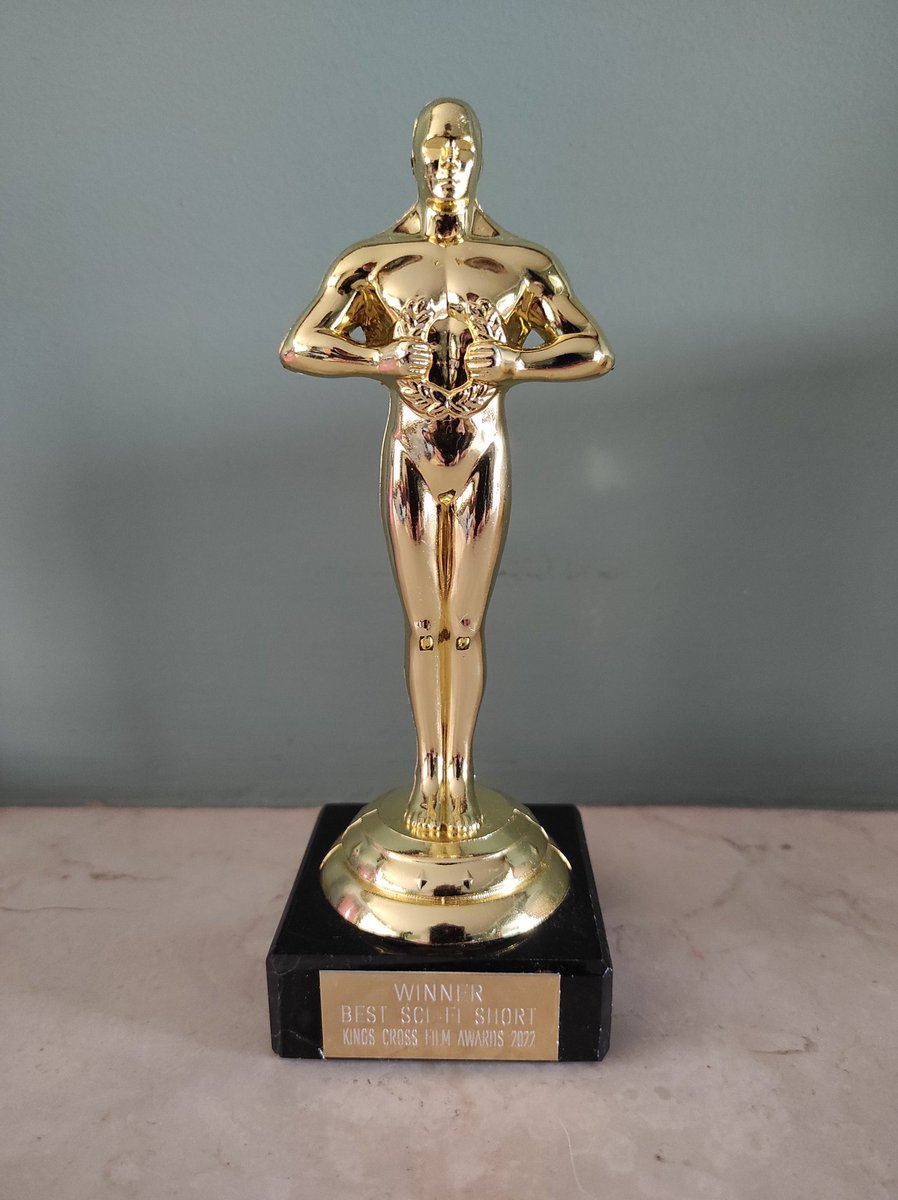 bryantbrosfilms's tweet image. Very proud to have received our award for Best Sci Fi Short Film for Between Worlds starring @billfellows12  from Kings Cross Film Awards 2022.