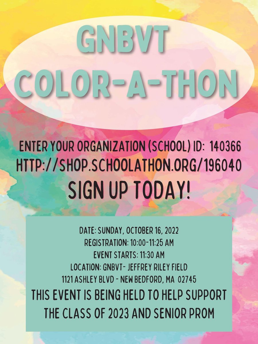 Senior class fundraiser is in full swing! Ask a senior to register or register yourself for a chance to win great prizes. We will be drawing the first two weeks the Friday September 23rd, don't' miss out!!