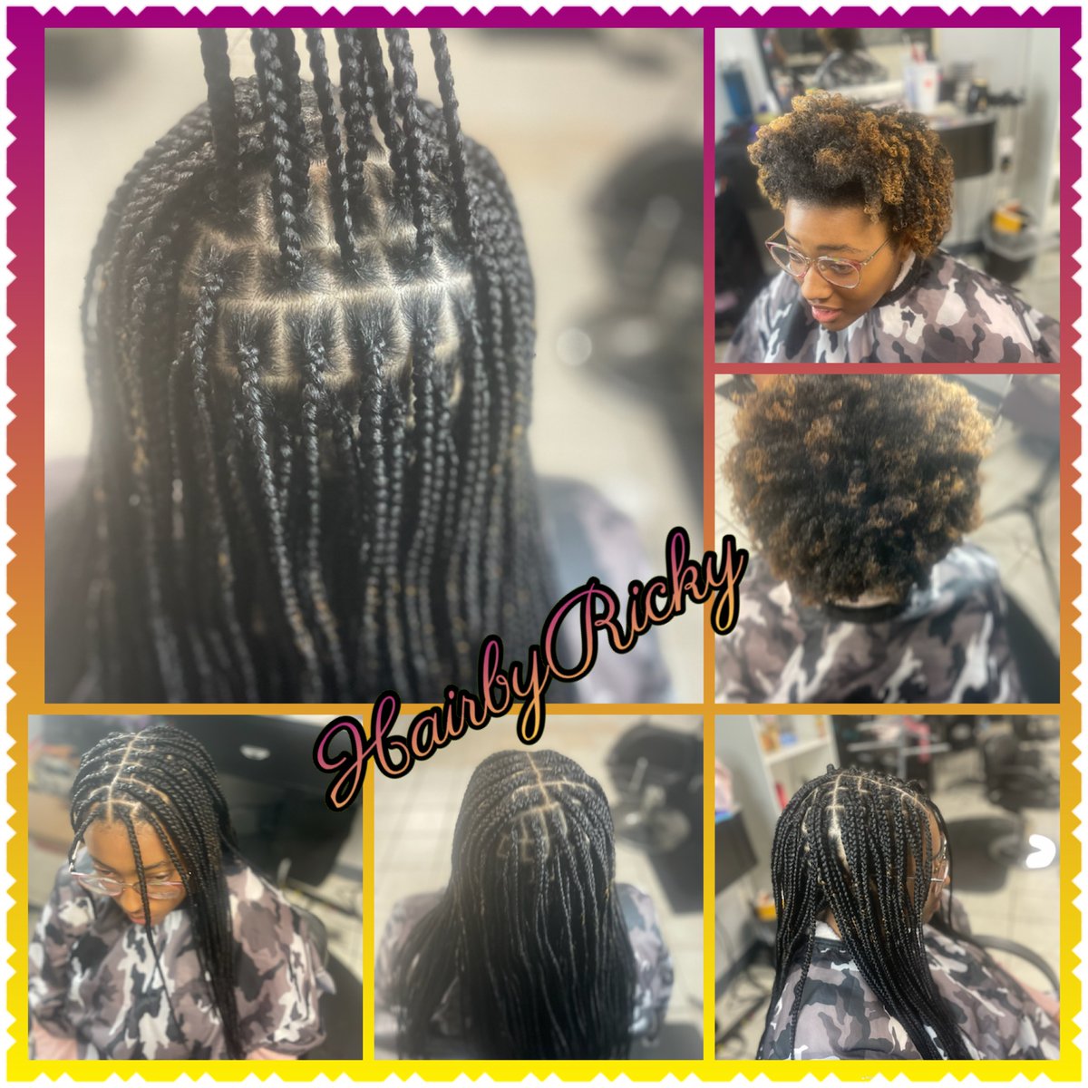 Rickyme03's tweet photo. Knotless box braids!! Such a bright Queen in the making. here is her before and after pics! Book Now call/text 702.682.5141 #hairbyricky #haircare #hairappointment #knotless #boxbraids #booknow #shefly #sheready #tellafriend #goricky #braidsinthecity #okcstylist #blackgirlmagic https://t.co/TcwENaF8v8
