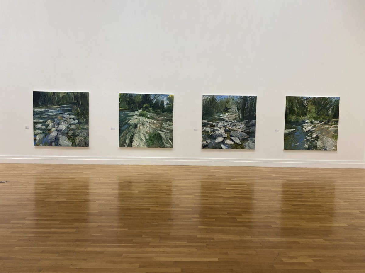 LookUpYoga's tweet photo. Enchanted forests I can almost hear the rushing waters @Donald_Teskey Decade @RHAGallery 
👏👏👏❤️ https://t.co/vNWsmovHkK
