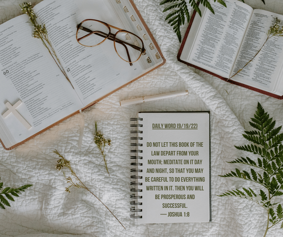 FourthBaptist's tweet photo. We need to be reminded, just like Joshua and the Israelites, that God gave us his Law to be a blessing to his people. The Law was given to help Israel live the will of God in their daily lives. Bottom line: Following God's will and living his character is a blessing to us! https://t.co/dvNjCMzF0h
