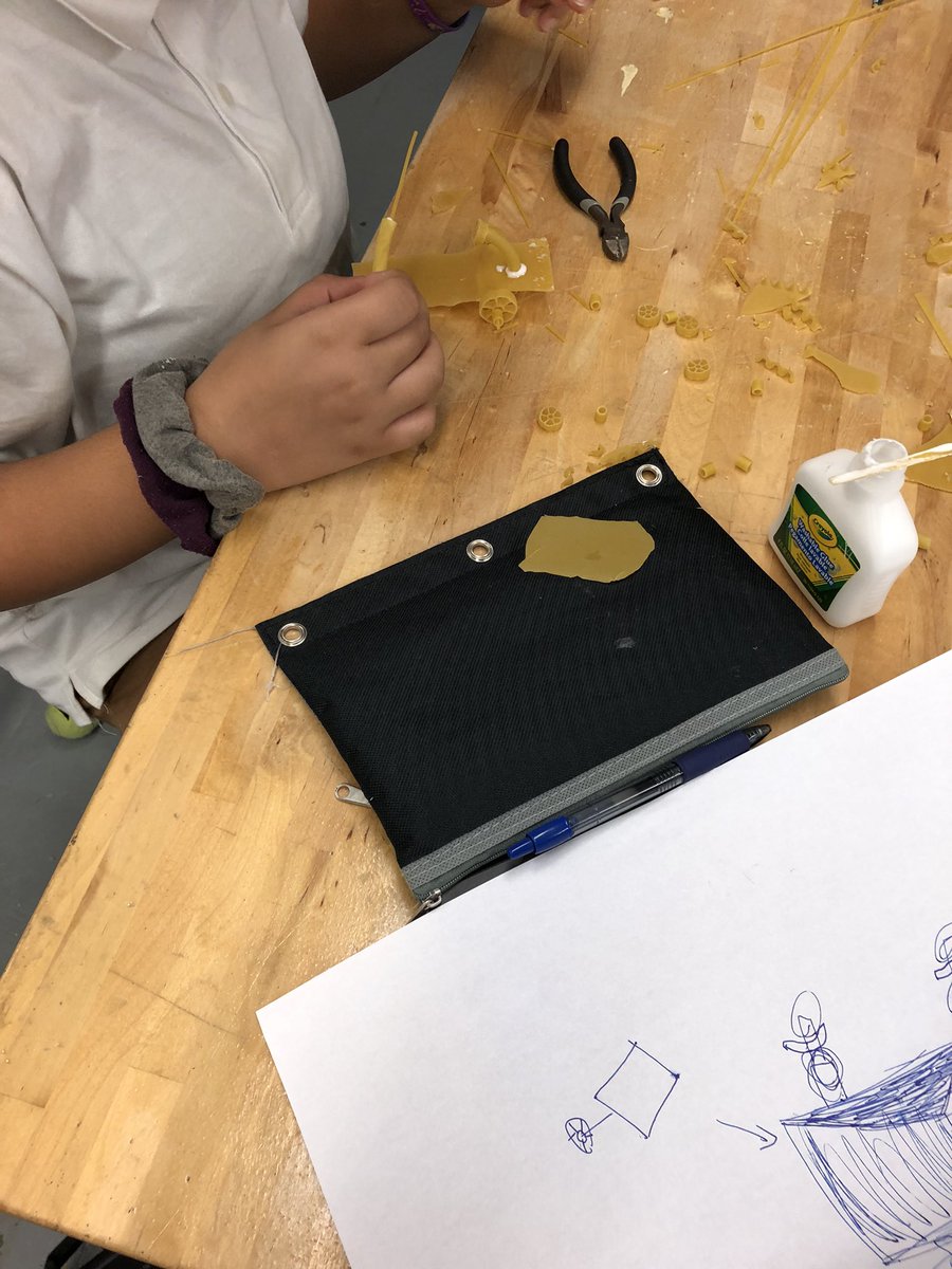 APHS 8th grade Engineers learn “design constraints”. Building vehicles out of pasta in preparation for a spaghetti derby.  @PrincipalONeill @APDirCI_ERuiz <a href="/Asbury_ParkSD/">Asbury Park Schools</a> <a href="/DrRaShawnAdams/">Dr. RaShawn M. Adams</a>