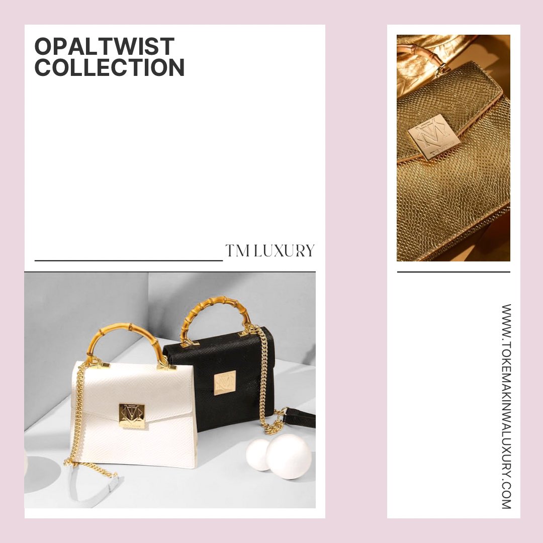 tmluxury_'s tweet photo. You can’t buy happiness but you can buy bags and that’s kinda the same thing😉

Opal twist collection 
To order 
Send a Dm
Visit https://t.co/4297IyZjtE https://t.co/PrqfJxqu1u