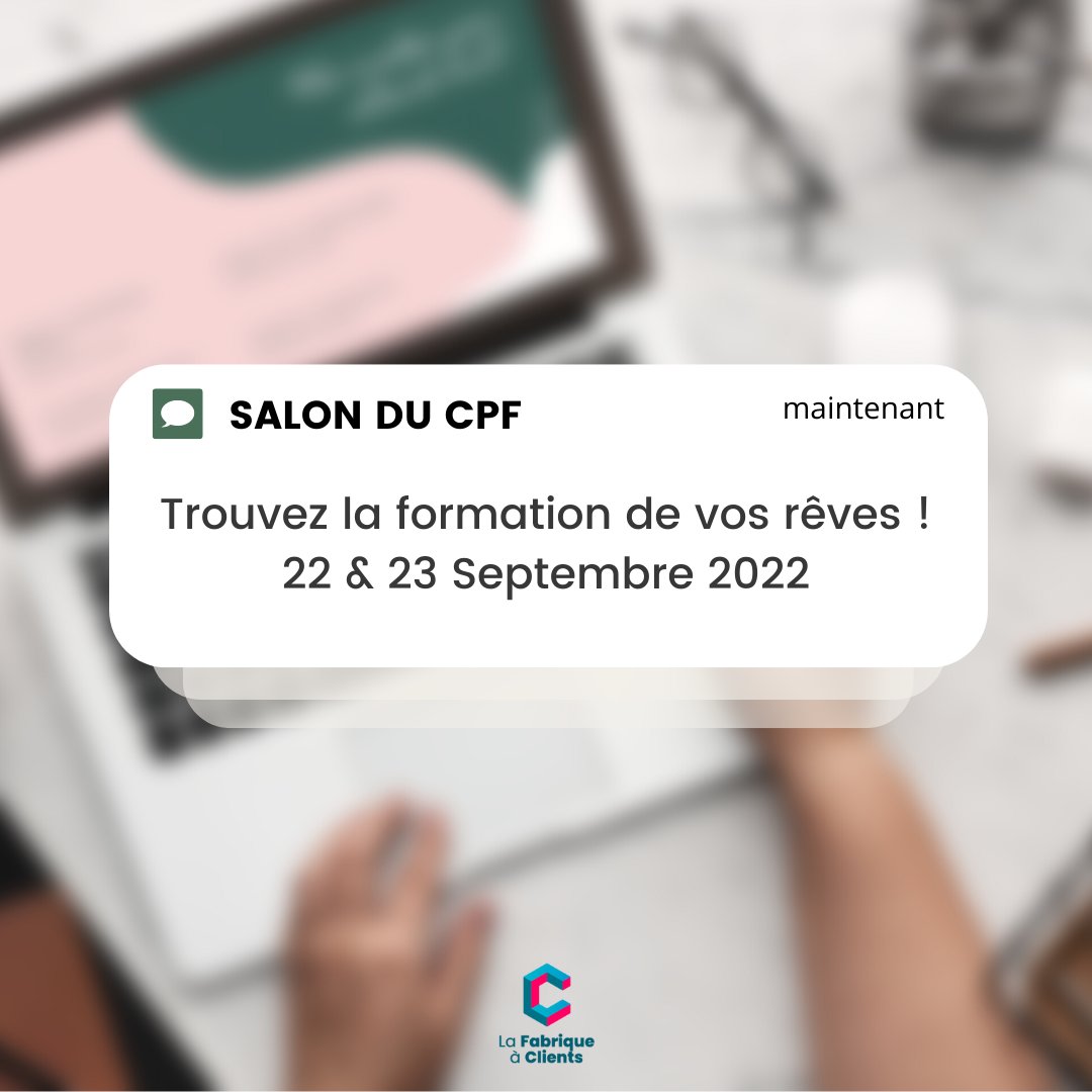 Vous vous voyez bien devenir #CommunityManager ? #Freelance ? Travailler avec les réseaux sociaux ? 👩‍💻👨‍💻

On vous donnent 5 clés pour éviter les pièges et réussir votre reconversion dans le Digital 📲

Inscrivez-vous maintenant au salon CPF 100% online : salons.topformation.fr/salon-cpf-22-2…