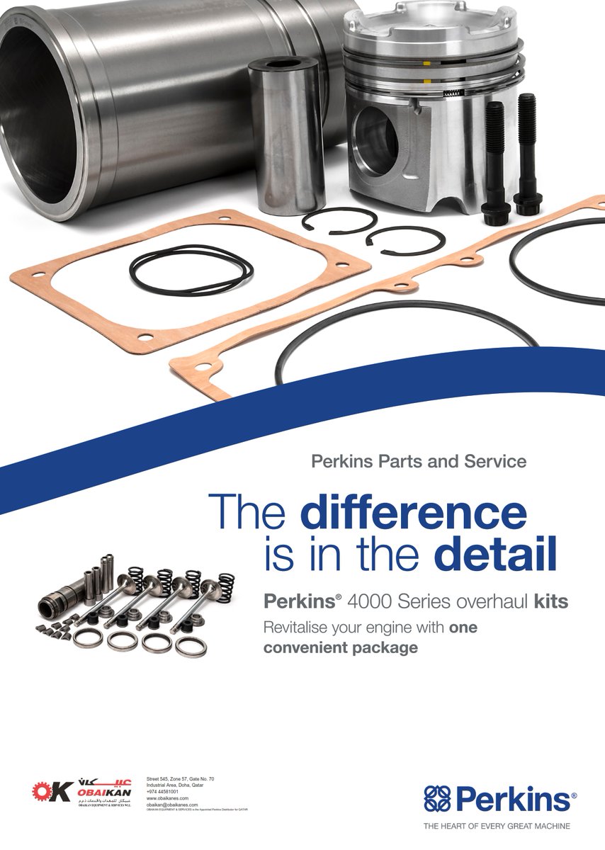 ObaikanesWLL's tweet photo. The different is in the detail.
#Perkins Genuine Parts
For inquiry please call +974 70492453
#generatorspareparts #spareparts #GenuineParts #generatorservices #generatormaintenance https://t.co/swT5Fne4vx