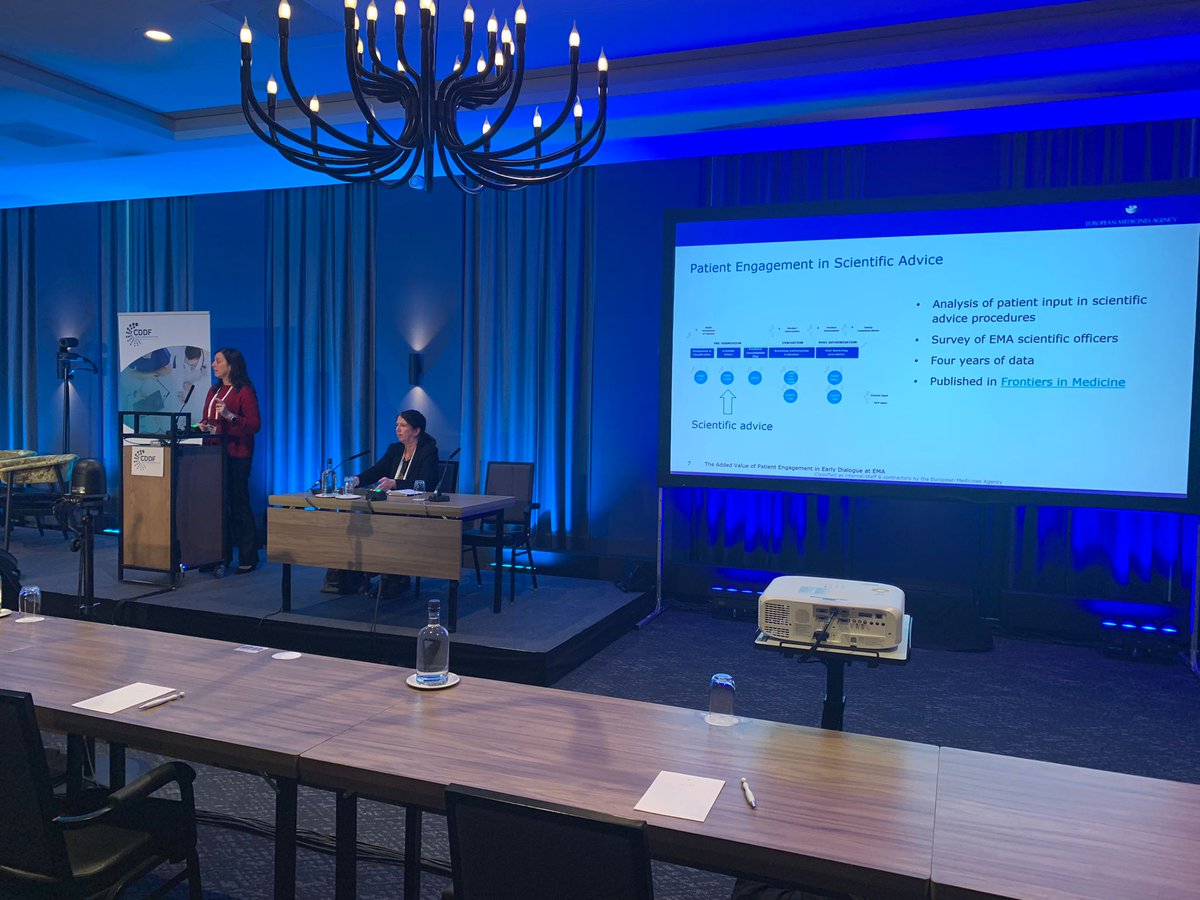 cddf_eu's tweet photo. 2️⃣nd Session - Embedding the patient voice in clinical oncology research and regulatory decision-making will "look at patient engagement in cancer drug development throughout a medicine`s lifecycle"
🗣️presenting: @kardamyla, @anandaplate, and @DrMerchant
#cddfworkshop https://t.co/oMRdn0SB03