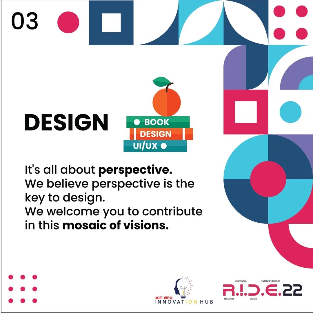 MITWPU_SOMC's tweet photo. WHO SAYS MEDIA &amp; COMMUNICATION STUDENTS can't be their own bosses! MIT-WPU Innovation Hub presents R.I.D.E💫,
𝙄𝙣𝙨𝙥𝙞𝙧𝙚. 𝙄𝙣𝙣𝙤𝙫𝙖𝙩𝙚. 𝙄𝙙𝙚𝙖𝙩𝙚💡
#MITWPU #MITWPUOfficial #WorldPeaceUniversity #RIDE #RIDEthewave #innovation #research #design #entrepreneurship #startup https://t.co/RO1vCHOtO0
