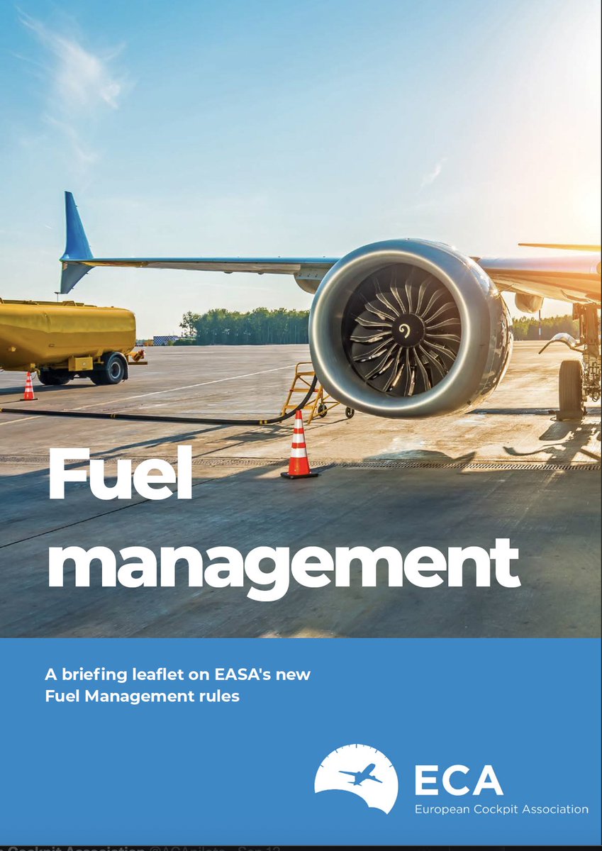 eu_cockpit's tweet photo. Coming soon: Fuel management briefing leaflet, explaining the new #fuelrules #aviationfuel https://t.co/Ow7ulHRB1B
