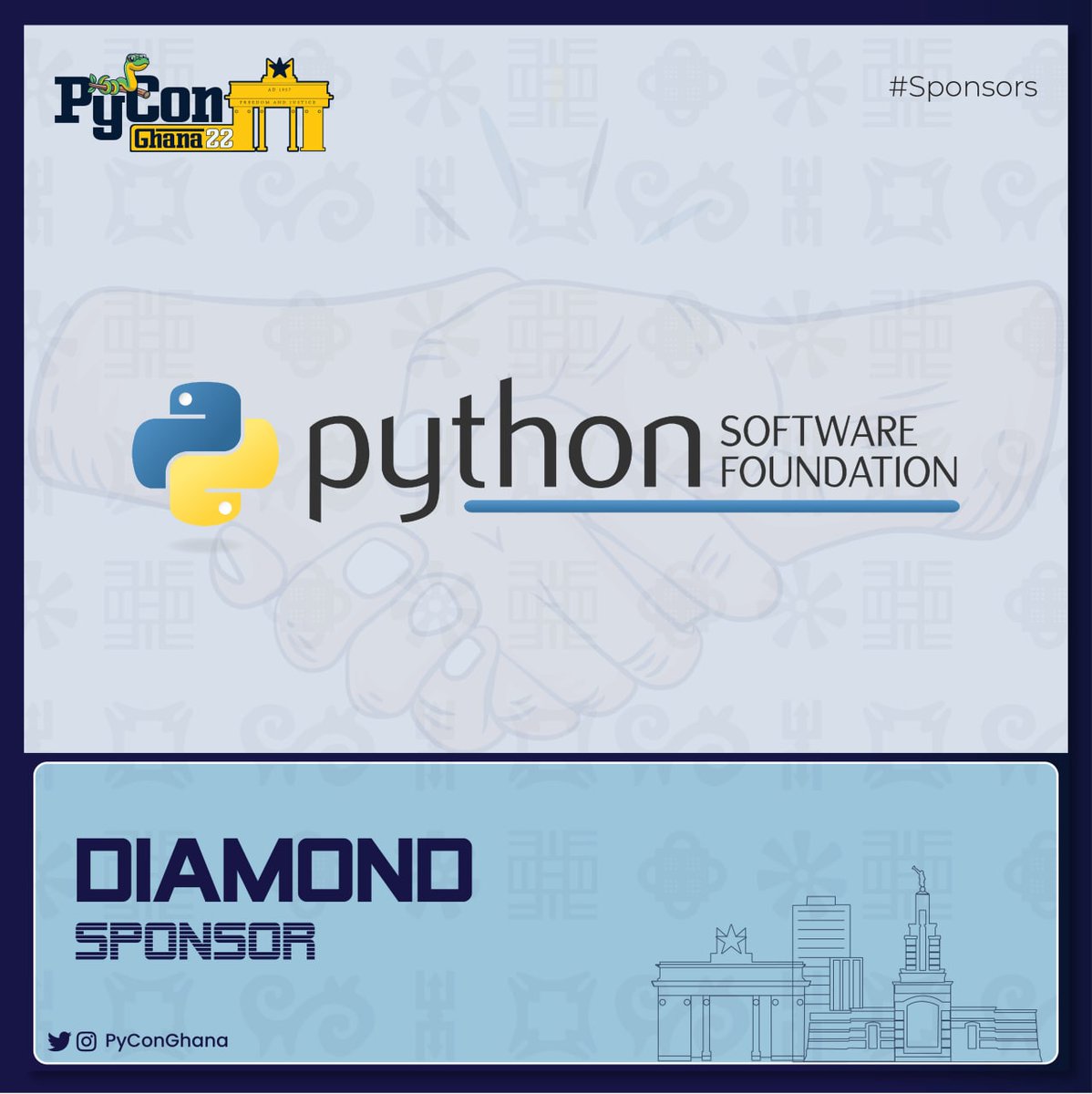 PyconGhana's tweet image. We are excited to announce @ThePSF as a Diamond #Sponsor of #PyConGhana
The Python Software Foundation is an organization devoted to advancing open-source technology related to the Python programming language.
🔗 bit.ly/PG22-PSF
#PyConGhana2022 #Python