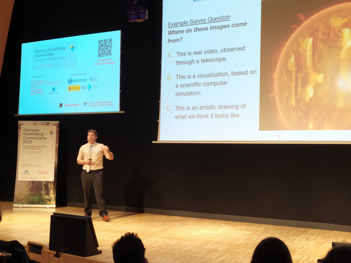 Después de varios años, vuelvo al #CGutenberg22. Muchas ideas y reflexiones para mejorar la #SciComm.

Comienza la tarde destacando la importancia de la evaluación de las acciones de comunicación científica.