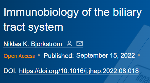 🆕REVIEW❕

Immunobiology of the #biliarytract system

🔓#OpenAccess at👉bit.ly/3SfFPN3

<a href="/bjorkstrom_lab/">Björkström lab</a>
#LiverTwitter