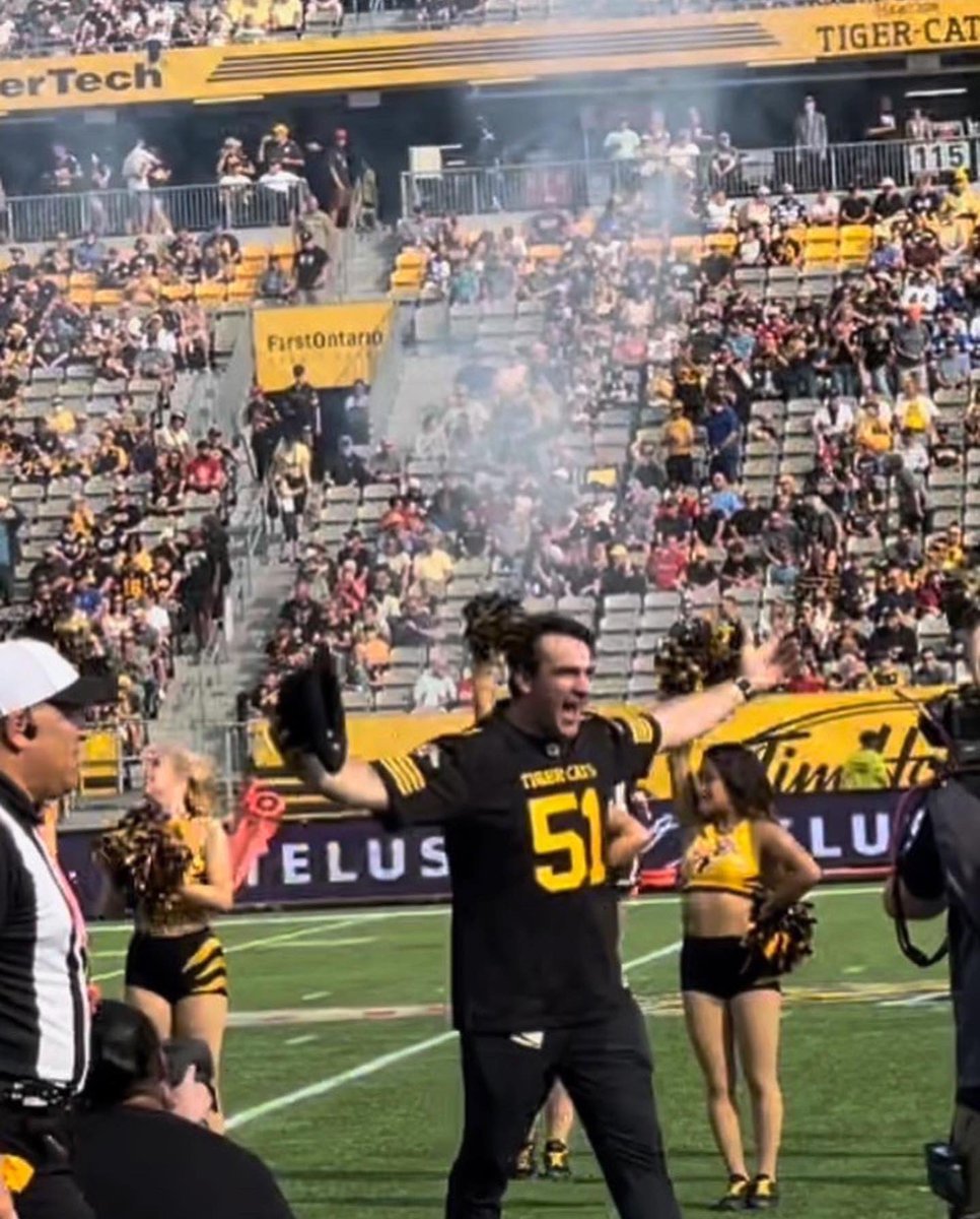 Thank you Hamilton! It was great to be back where it all began, best fans in the CFL!