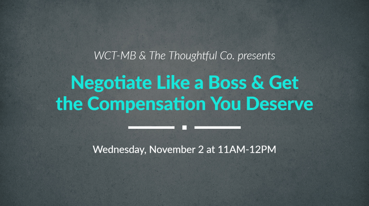 We've partnered with The Thoughtful Co. to bring you this complimentary virtual workshop that will help you understand your full compensation package &amp; empower you to confidently negotiate for the compensation you deserve. Register here: bit.ly/3BRlFUh