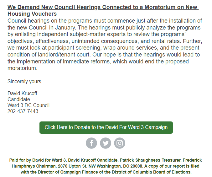 David Krucoff on Twitter "We reluctantly call for an immediate