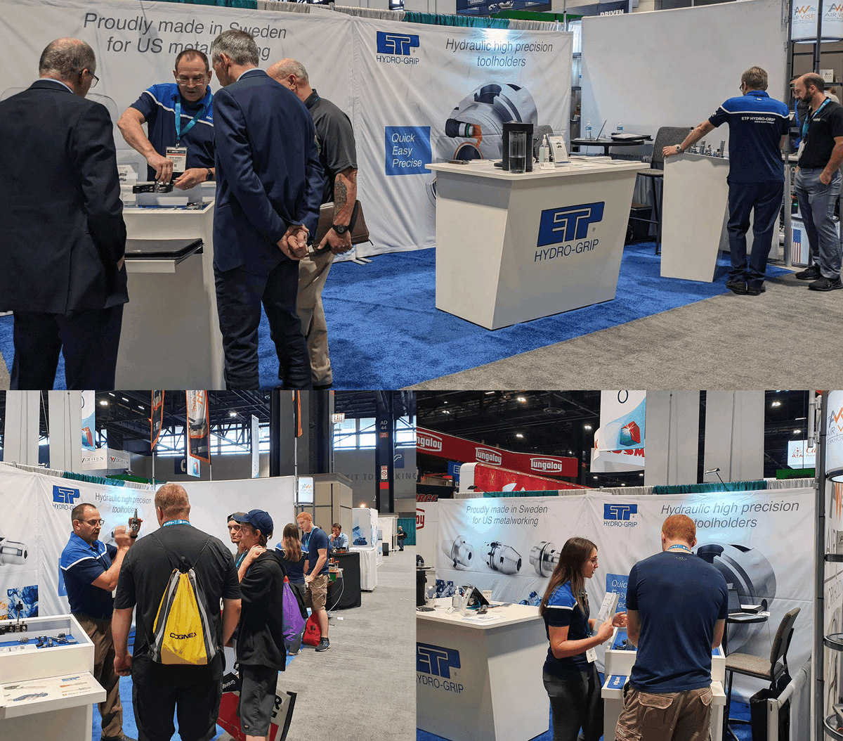 ETPTransmission's tweet photo. Great show last week!
Many thanks to #imts2022 and our team at location!
Becca Werner Mark Werner Thomas Nyman
#etp #hydrogrip #metalworking #metalmachining #precisionmachining https://t.co/ew6JRlAImu