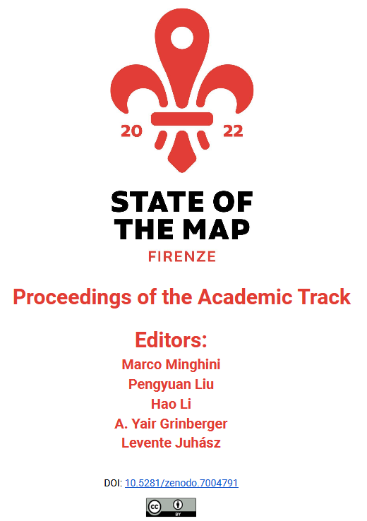 One month has already passed since #SotM2022 in Florence 🇮🇹 This year another great Academic Track took place, with 20 short papers on #openstreetmap use in science/research published in the Proceedings. If you have not yet done so, download them from zenodo.org/record/7004791