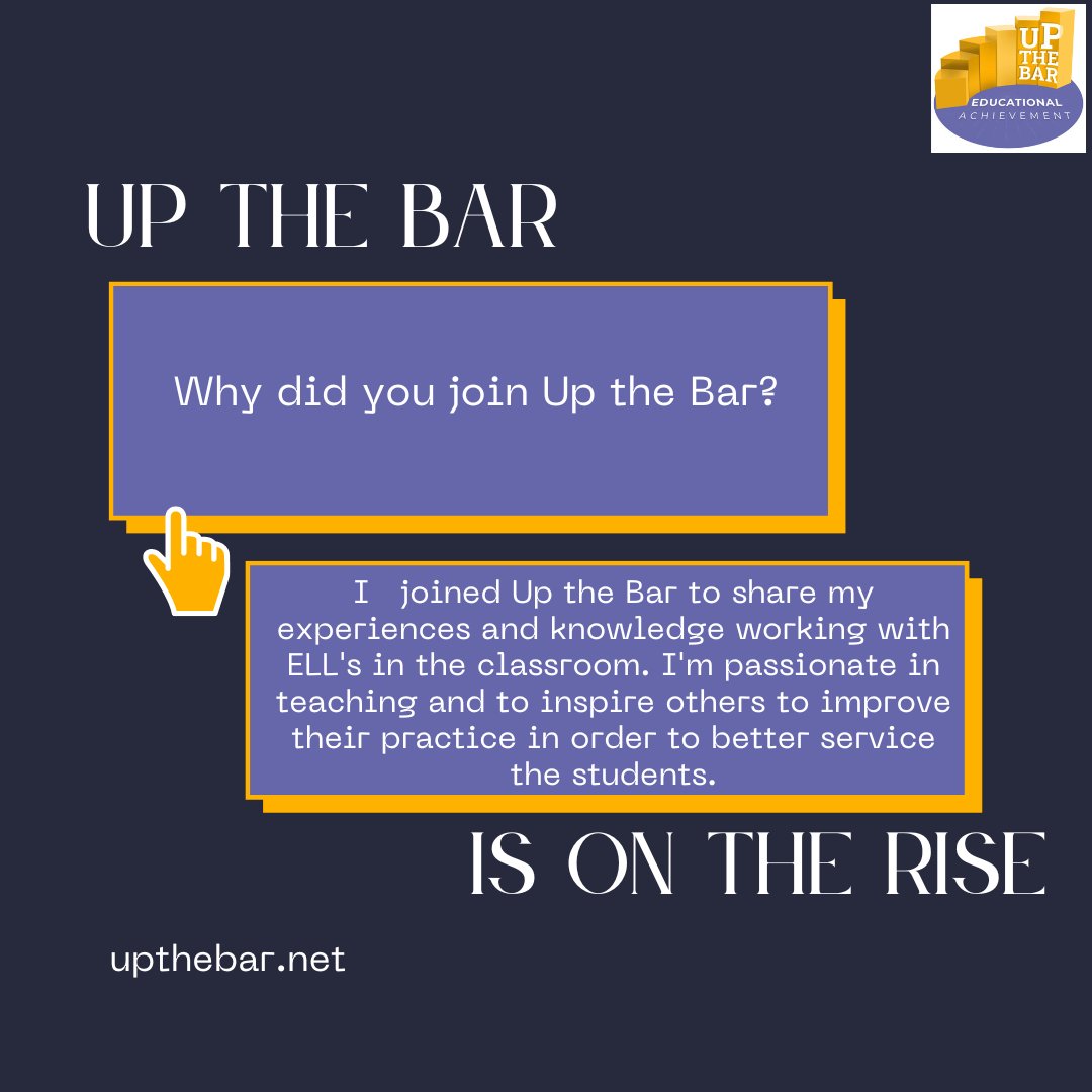 Up The Bar Educational Achievement tweet media