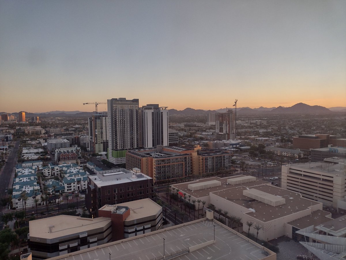 Sunrise over Downtown Phoenix means NRPA is about to begin! Can't wait to see you all! #berrydunn #gpred #NRPAConference2022
